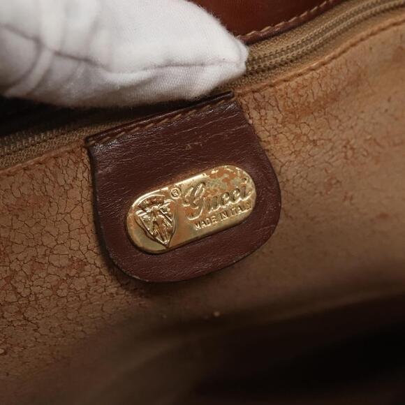 GUCCI Micro GG Supreme Tote Bag Pvc Beige Gold 002 37 002 37 - Picture 15 of 16